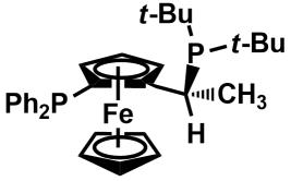 (R)-1-[(S)-2-(Diphenylphosphino)ferrocenyl]ethyldi-tert-butylphosphine[155830-69-6]