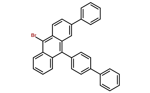 10-溴-9-（4-联苯基）-2-苯基蒽[1195975-03-1]
